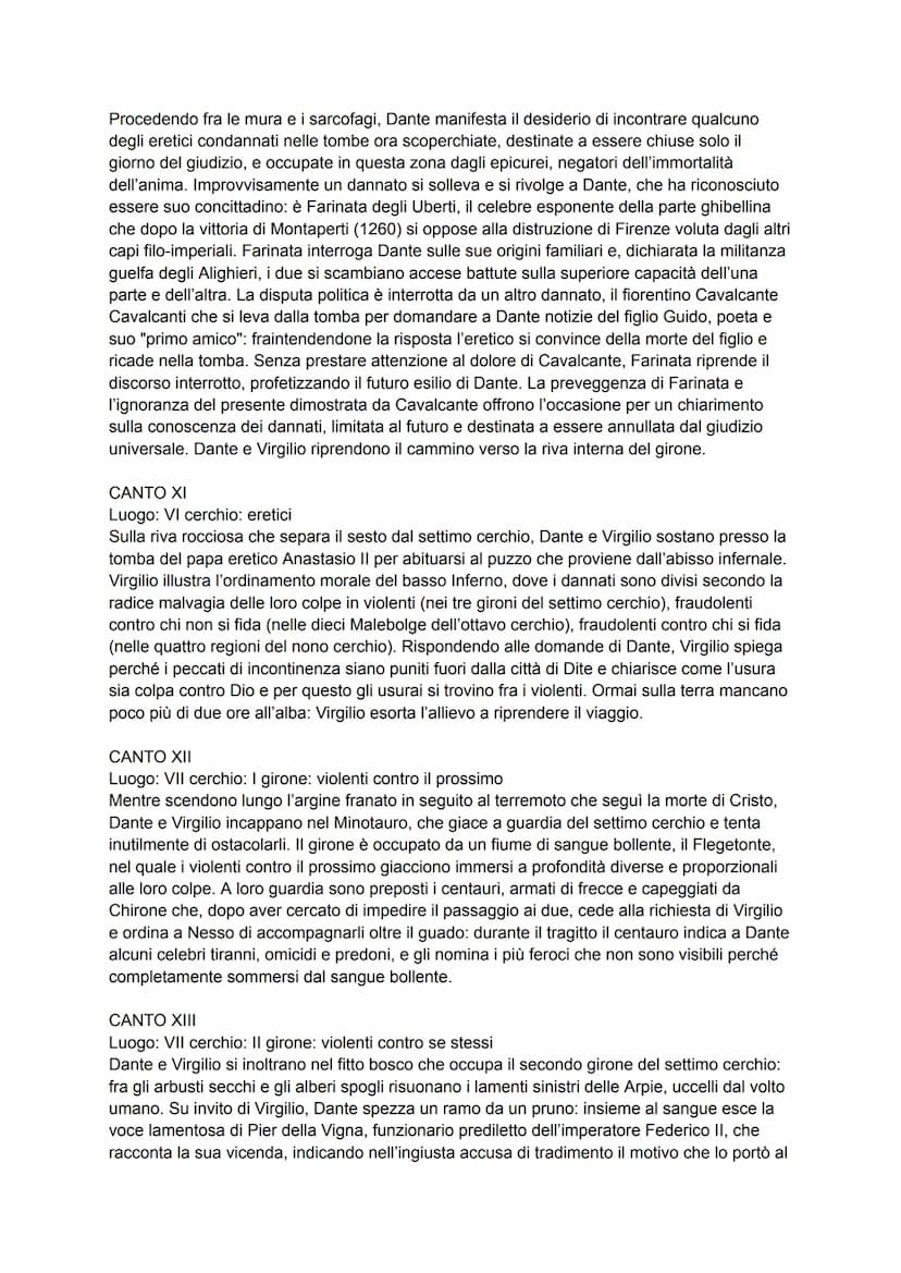 Divina Commedia-Riassunti:
Inferno: TUTTI I CANTI
CANTO I
Luogo: selva oscura
Smarrita la via della giustizia e del bene, Dante si ritrova n