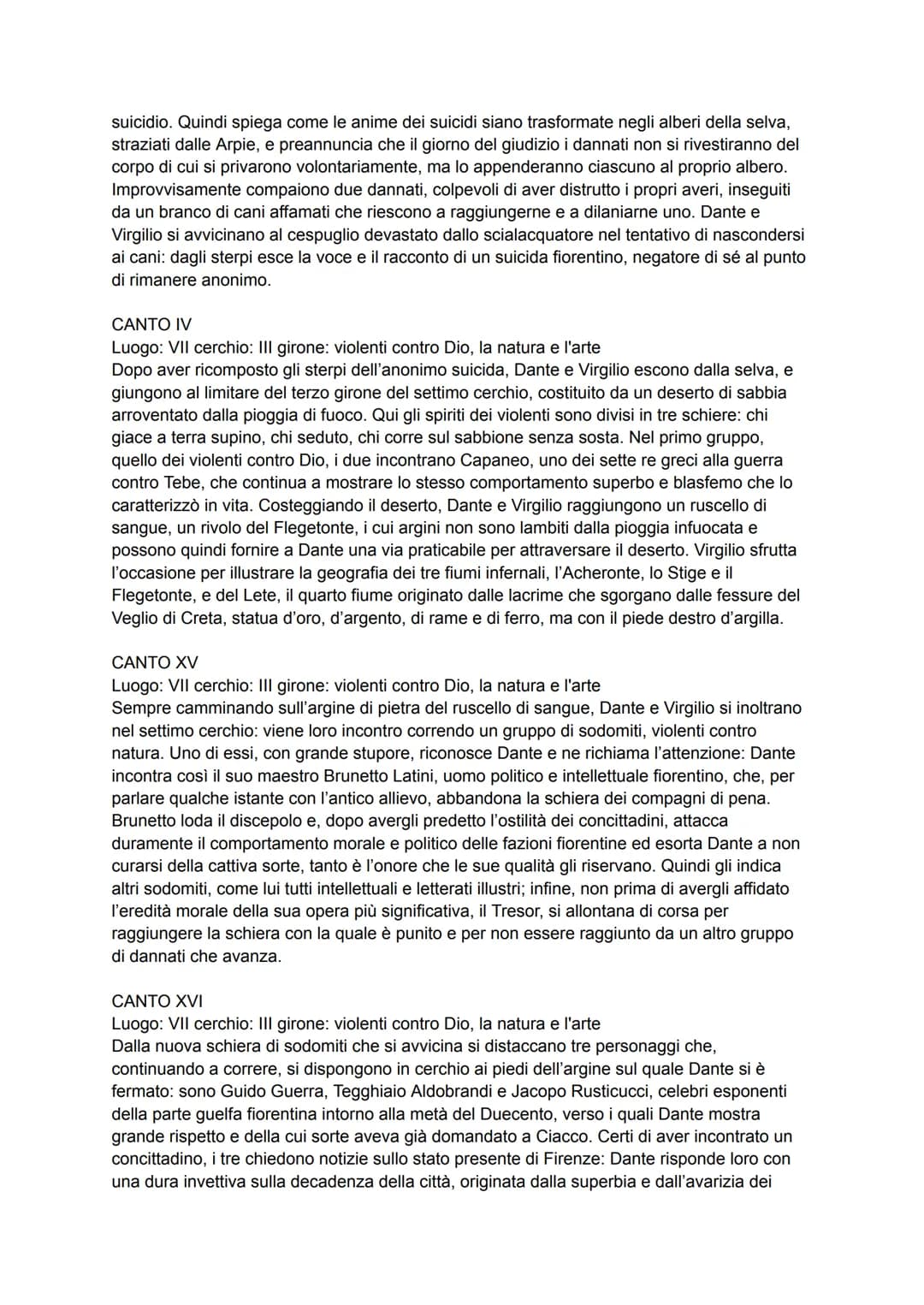 Divina Commedia-Riassunti:
Inferno: TUTTI I CANTI
CANTO I
Luogo: selva oscura
Smarrita la via della giustizia e del bene, Dante si ritrova n