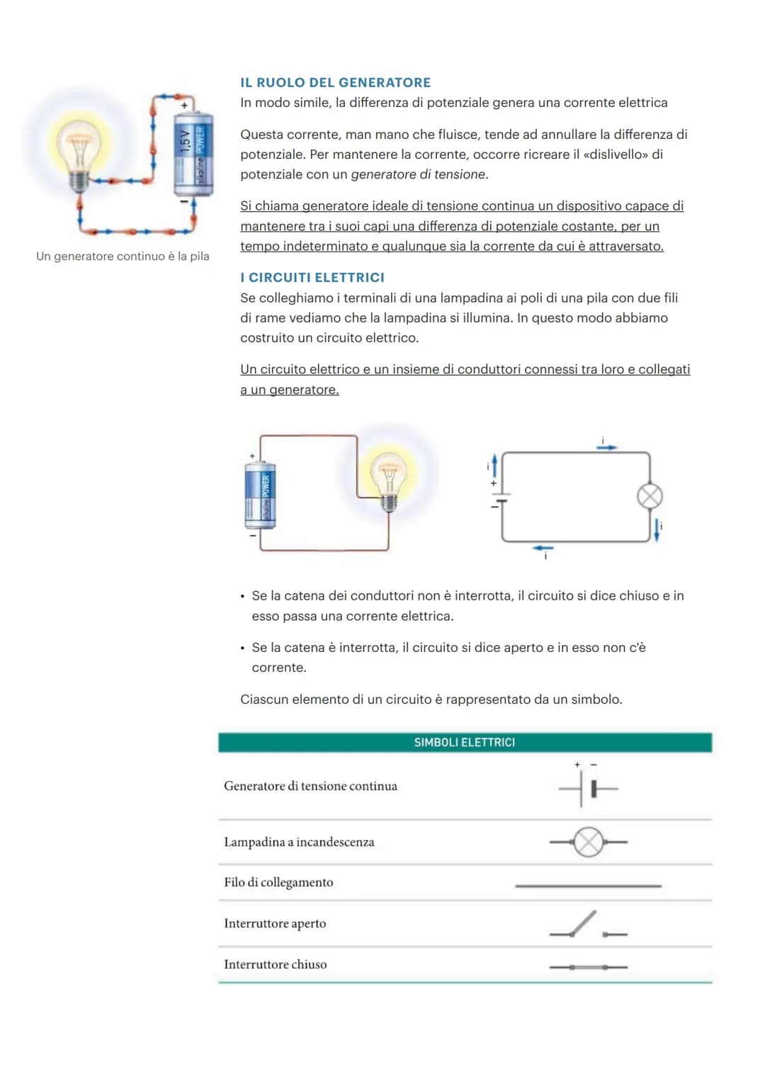LA CORRENTE ELETTRICA
1. I molti volti
dell'elettricità
2. L'intensità della
corrente elettrica
verso della corrente
AQ è la somma delle car