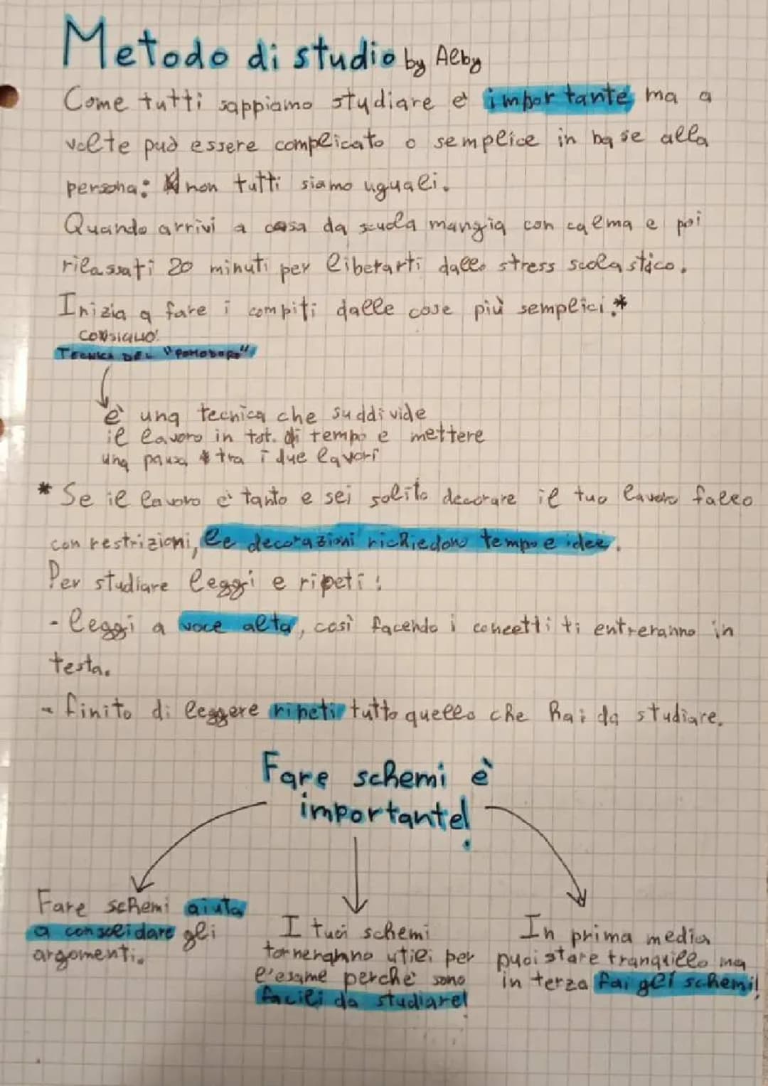 Metodo di studio