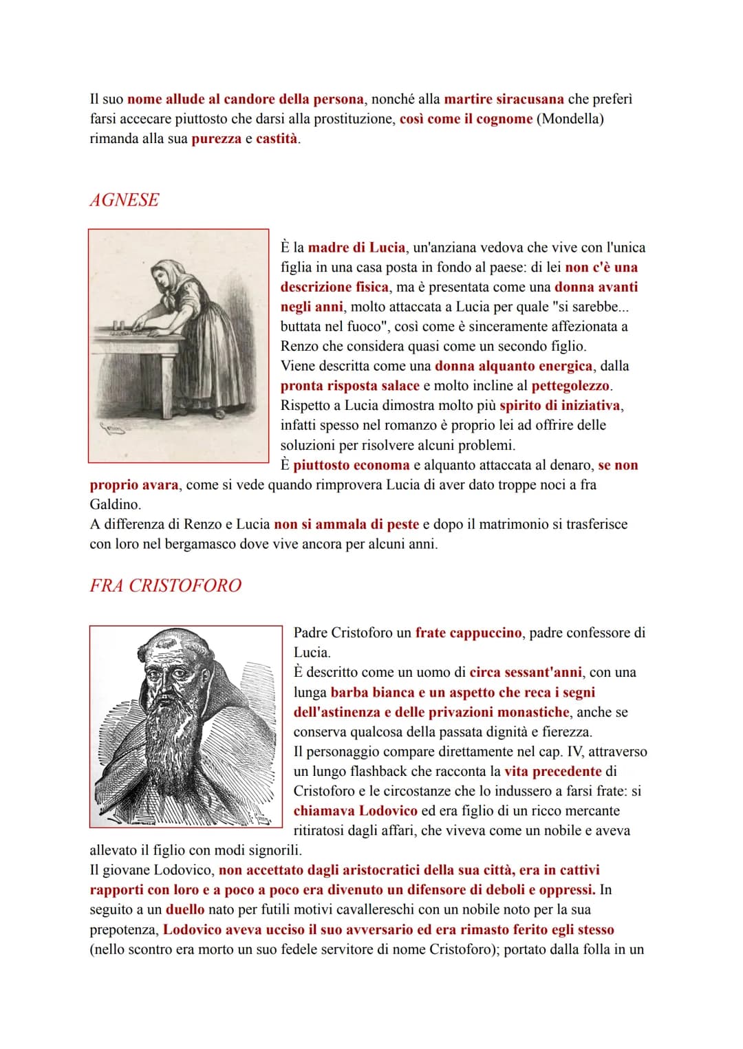 PERSONAGGI PRINCIPALI DE "I PROMESSI SPOSI"
RENZO TRAMAGLINO
Renzo è descritto come un giovane di circa vent'anni, orfano di
entrambi i geni