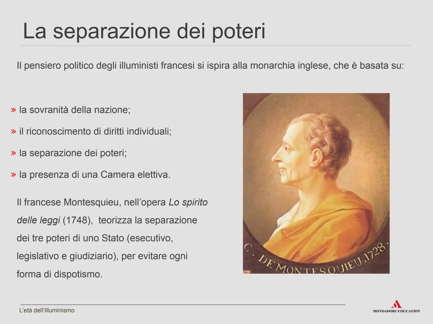 L'età dell'Illuminismo ENCYCLOPÉDIE,
OU
DICTIONNAIRE RAISONNÉ
DES SCIENCES,
DES ARTS ET DES MÉTIERS.
PAR UNE SOCIETE DE GENS DE LETTRES
H&M.