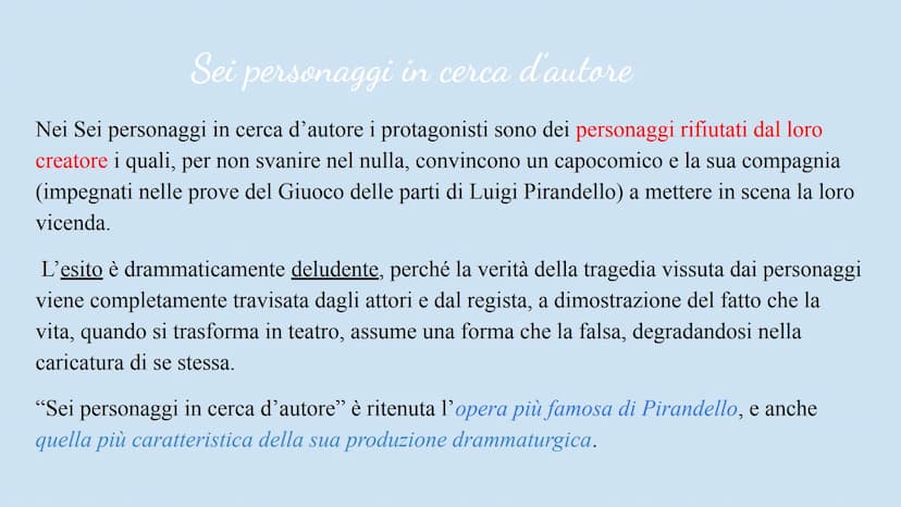 1867-1936
Luigi Pirandello
Imparerai a tue
spese che nel lungo
tragitto della vita
incontrerai tante
maschere
e pochi volti.
(Luigi Pirandel