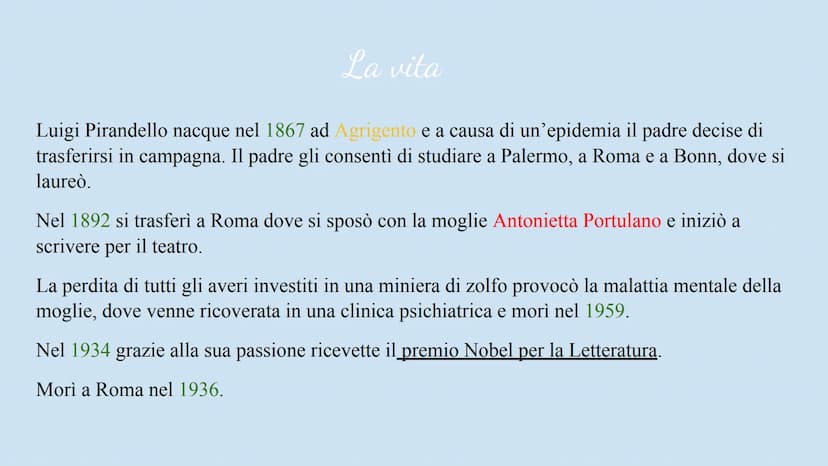 1867-1936
Luigi Pirandello
Imparerai a tue
spese che nel lungo
tragitto della vita
incontrerai tante
maschere
e pochi volti.
(Luigi Pirandel