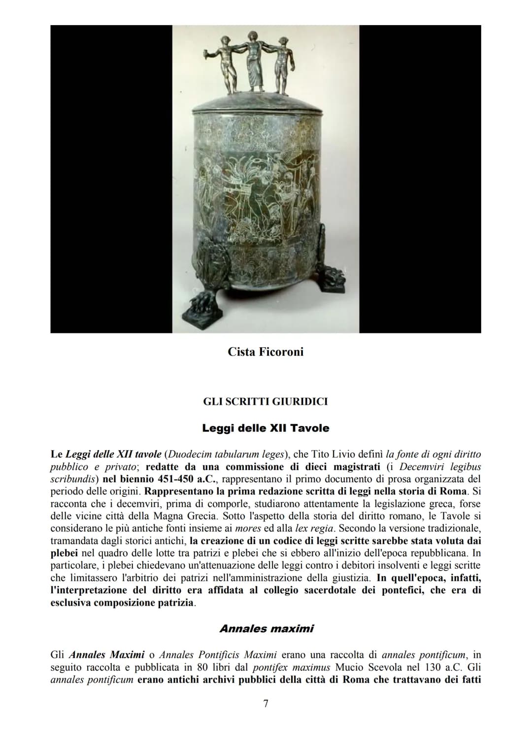 ETÀ PRELETTERARIA LATINA
Con l'espressione età preletteraria latina si indica comunemente quella fase della storia della
letteratura latina 