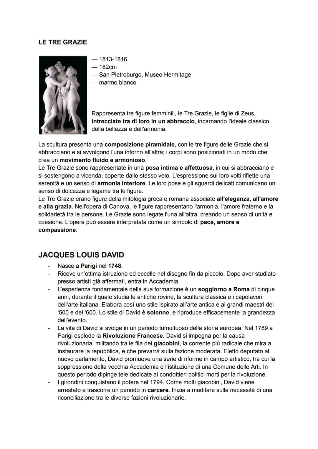 NEOCLASSICISMO
II Neoclassicismo è caratterizzato dal ritorno ai canoni classici.
Si prediligono geometria, armonia e perfezione.
Johann Joa