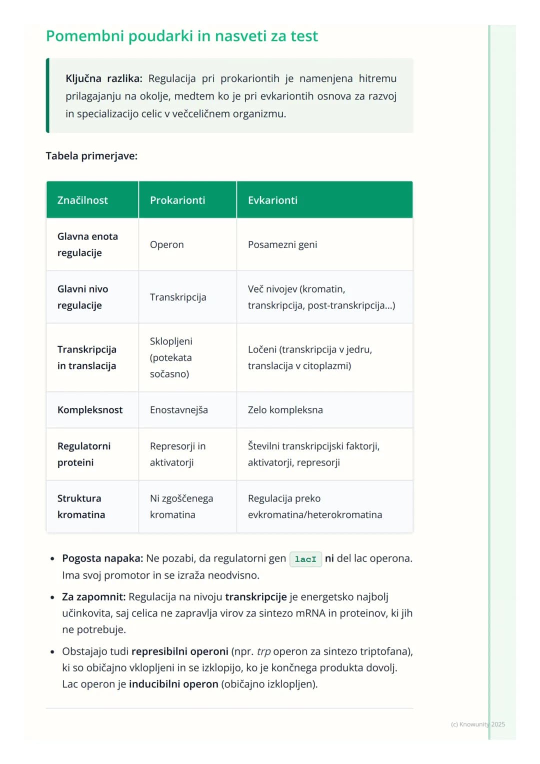 # Regulacija genskega izražanja

Uvod v regulacijo genskega izražanja

Vse celice v organizmu imajo enak dedni zapis (DNA), ampak niso vse e