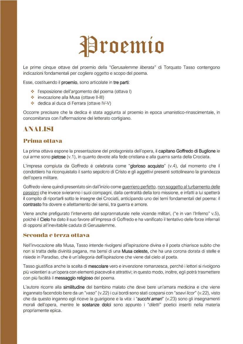 Torquato Tasso
VITA
Torquato Tasso nacque l'11 marzo del 1544 a
Sorrento, in provincia di Napoli, da una nobile
famiglia di origine Bergamas