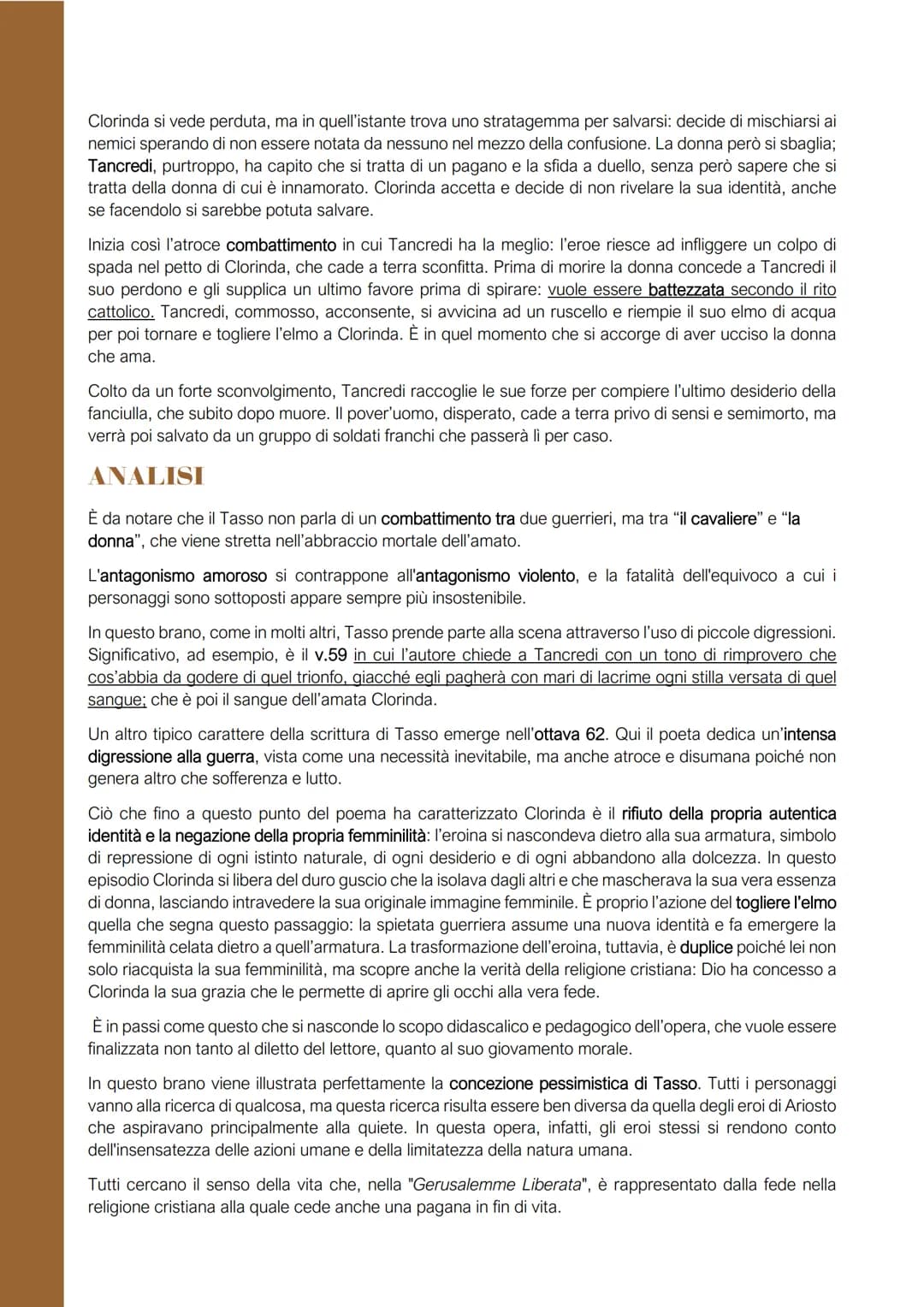 Torquato Tasso
VITA
Torquato Tasso nacque l'11 marzo del 1544 a
Sorrento, in provincia di Napoli, da una nobile
famiglia di origine Bergamas