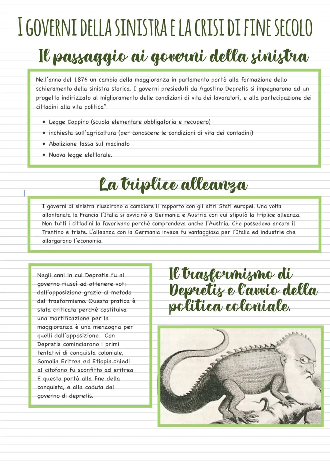 I GOVERNI DELLA DESTRA STORICA
I primi governi dell'Italia unita, la "destra storica"
La destra fu il governo che guidò l'Italia dopo l'unif
