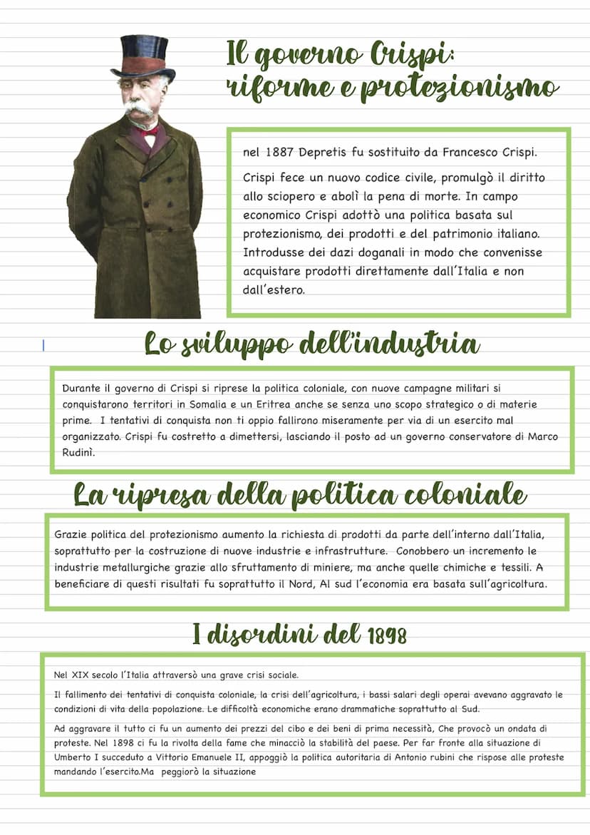 I GOVERNI DELLA DESTRA STORICA
I primi governi dell'Italia unita, la "destra storica"
La destra fu il governo che guidò l'Italia dopo l'unif
