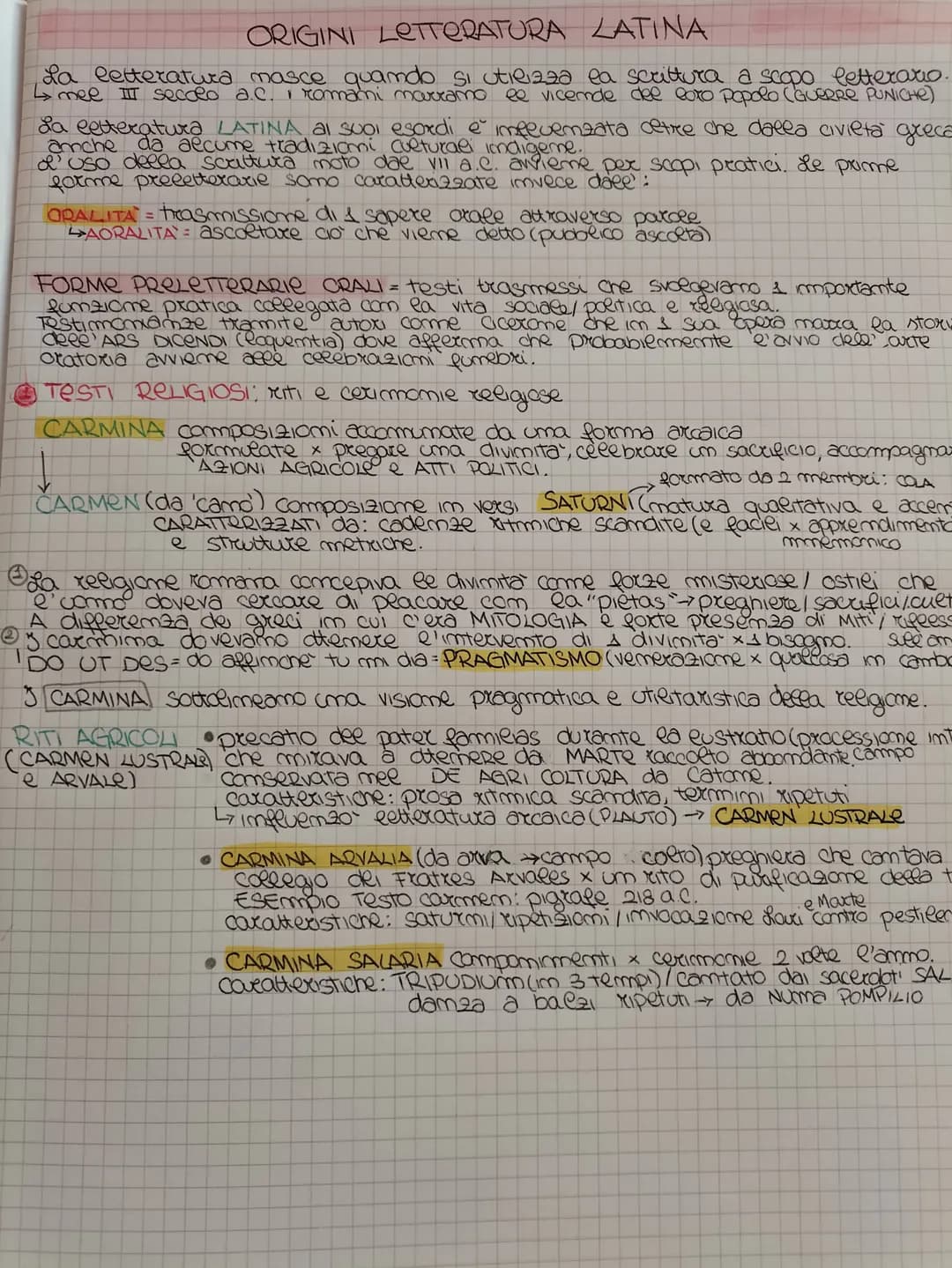 ORIGINI LOTTORATURA LATINA
La letteratura masce quando si utilizza la scrittura a scopo letterario.
4 mee III secolo a.c. , romami marramo e