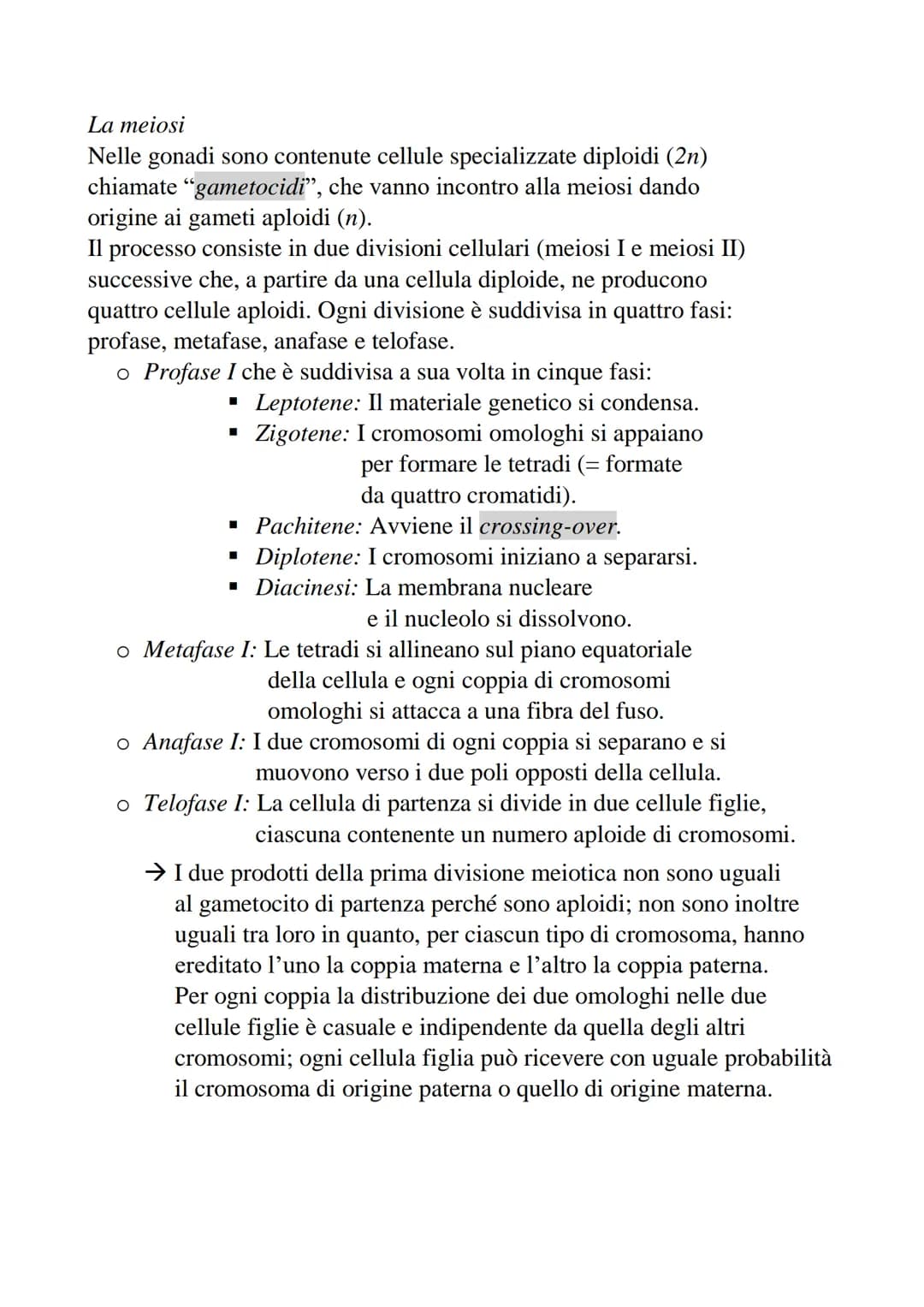 2-Divisione cellulare e cromosomi
La divisione cellulare è un processo che permette
a una cellula di dare origine a due cellule figlie.
• Pr