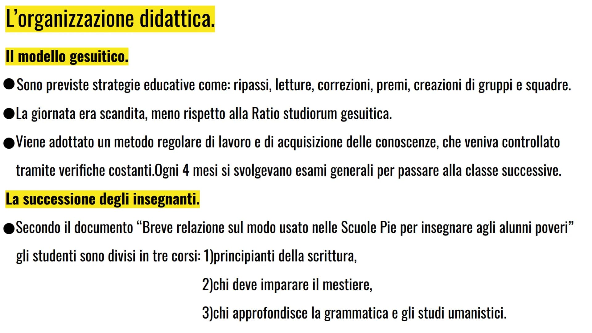 L'educazione popolare
nel 600' Le scuole di Pie di Calasanzio.
L'origine delle scuole Pie:
A Roma Giuseppe Calasanzio fa dell'educazione pop