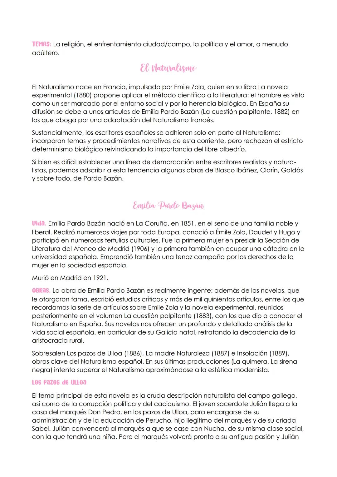 El Realismo y el Naturalismo
Marco historico
La segunda mitad del siglo XIX se abre con la Revolución de 1868, conocida con el
nombre de la 