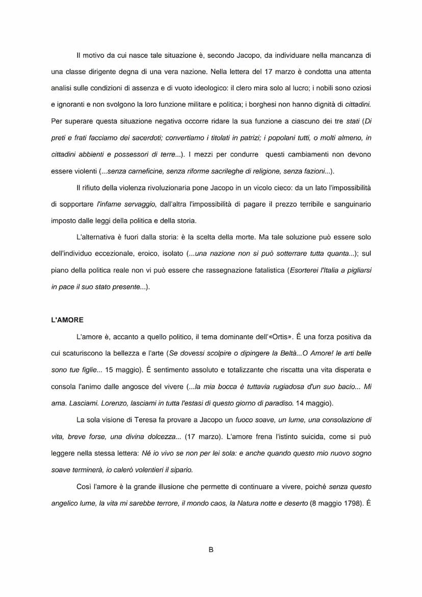 LE ULTIME LETTERE DI JACOPO ORTIS
di
UGO FOSCOLO IL TEMA POLITICO
I TEMI
Jacopo è un giovane patriota che, dopo la cocente delusione per la 