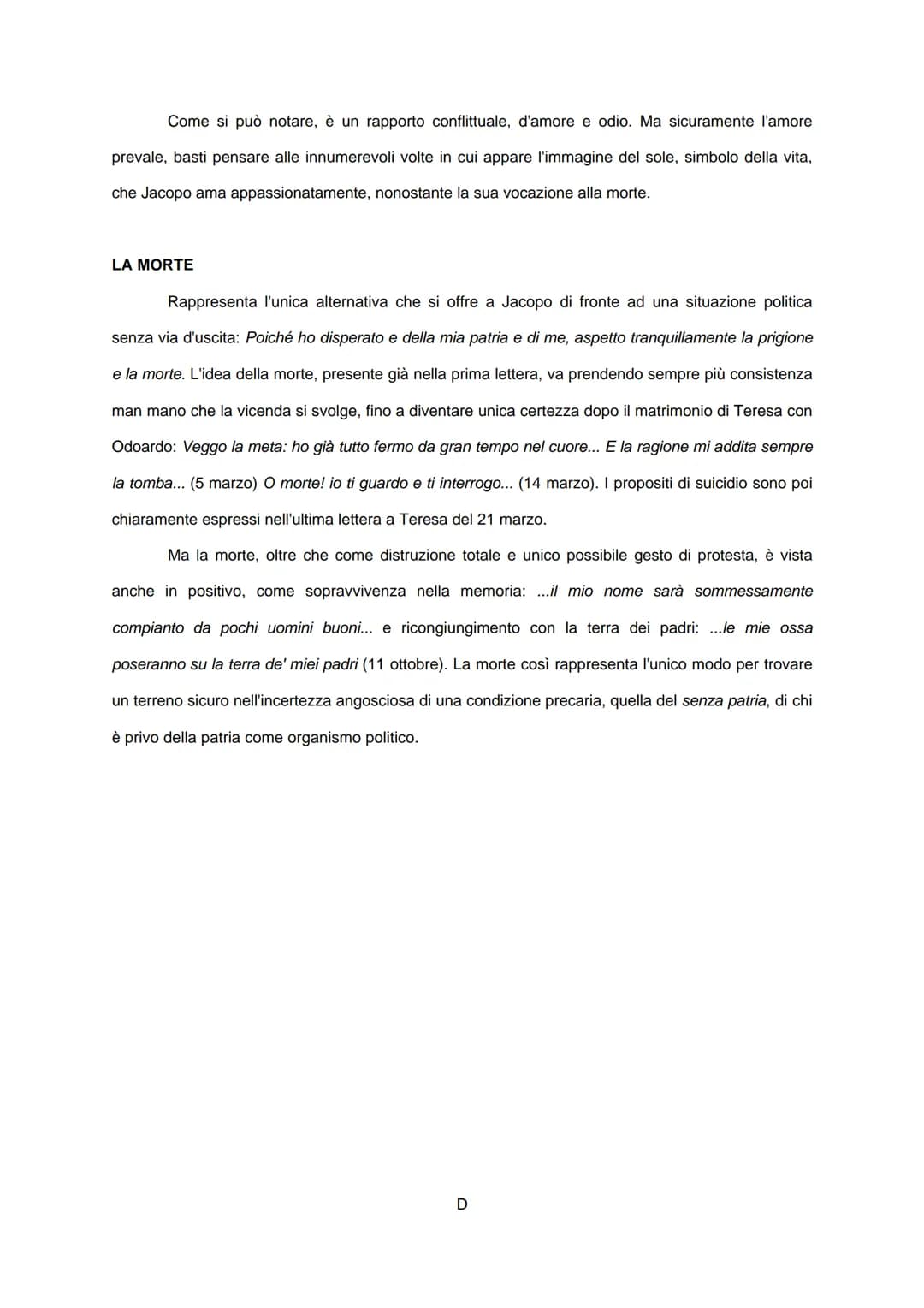 LE ULTIME LETTERE DI JACOPO ORTIS
di
UGO FOSCOLO IL TEMA POLITICO
I TEMI
Jacopo è un giovane patriota che, dopo la cocente delusione per la 