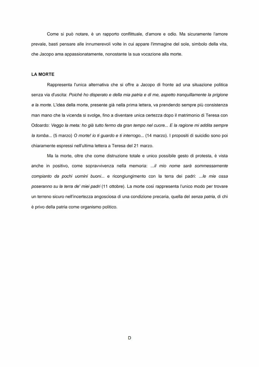 LE ULTIME LETTERE DI JACOPO ORTIS
di
UGO FOSCOLO IL TEMA POLITICO
I TEMI
Jacopo è un giovane patriota che, dopo la cocente delusione per la 