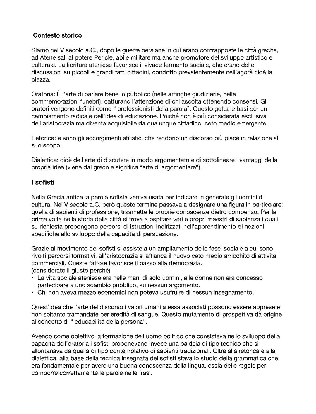 I Sofisti: Esplorando Protagora, Gorgia e Socrate