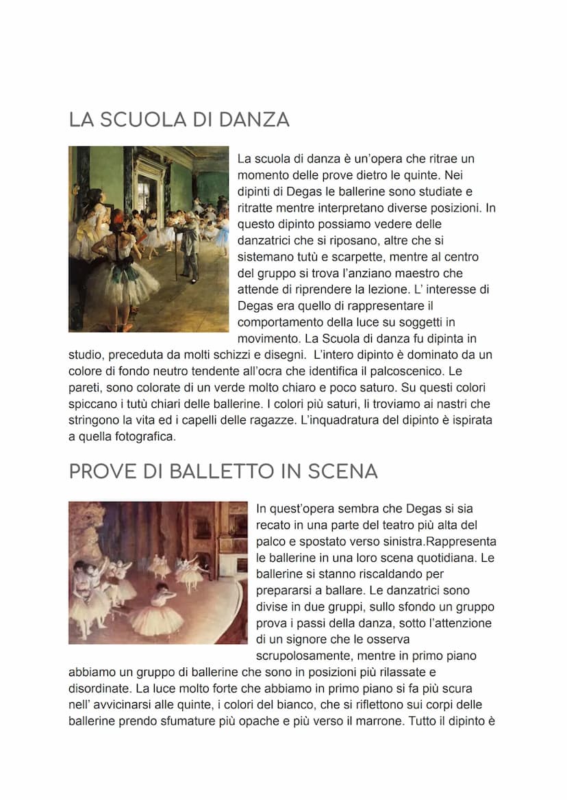 EDGAR DEGAS
VITA
Edgar Degas nasce il 19 luglio
1834 a Parigi, da una famiglia
benestante, il padre era il direttore
di una banca e un grand