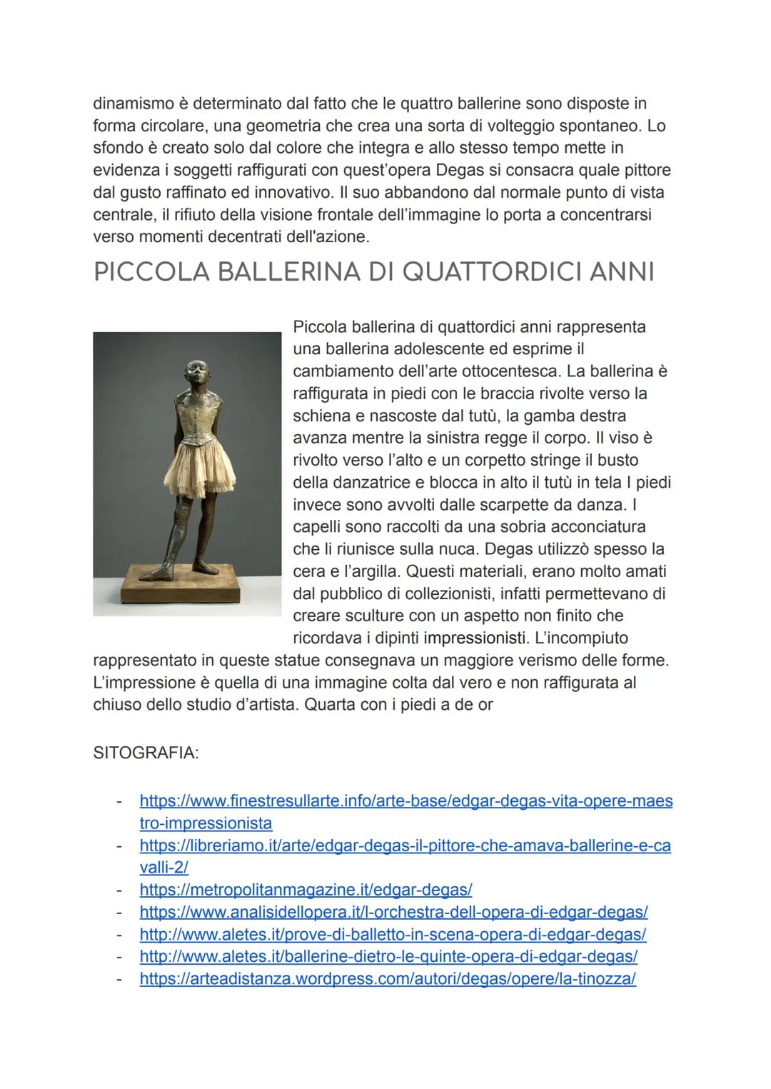 EDGAR DEGAS
VITA
Edgar Degas nasce il 19 luglio
1834 a Parigi, da una famiglia
benestante, il padre era il direttore
di una banca e un grand