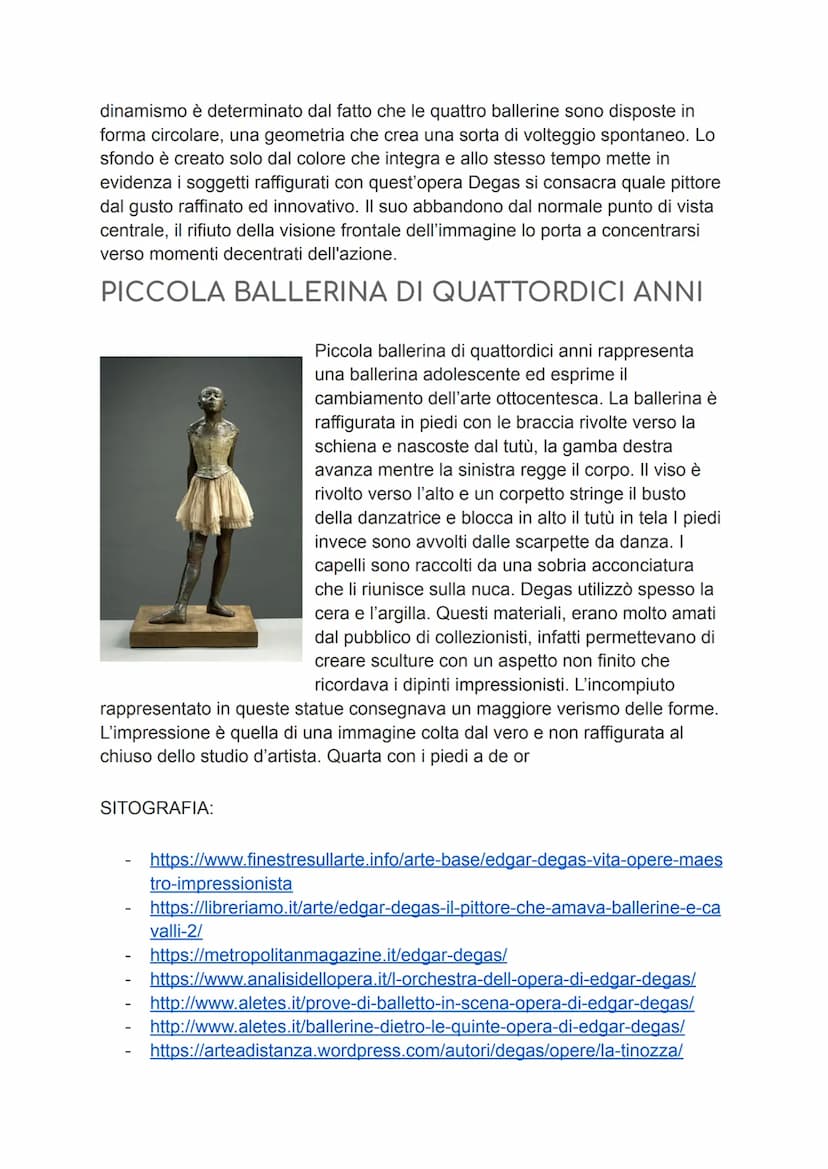 EDGAR DEGAS
VITA
Edgar Degas nasce il 19 luglio
1834 a Parigi, da una famiglia
benestante, il padre era il direttore
di una banca e un grand