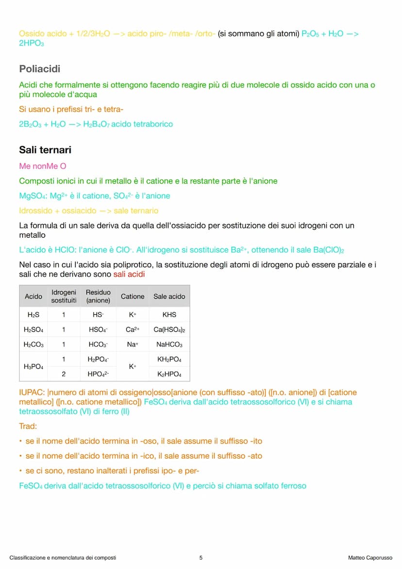 
<p>Matteo Caporusso</p>
<h2 id="numeridiossidazioneno">Numeri di ossidazione (n.o.)</h2>
<p>Il numero di ossidazione è la carica formale ch