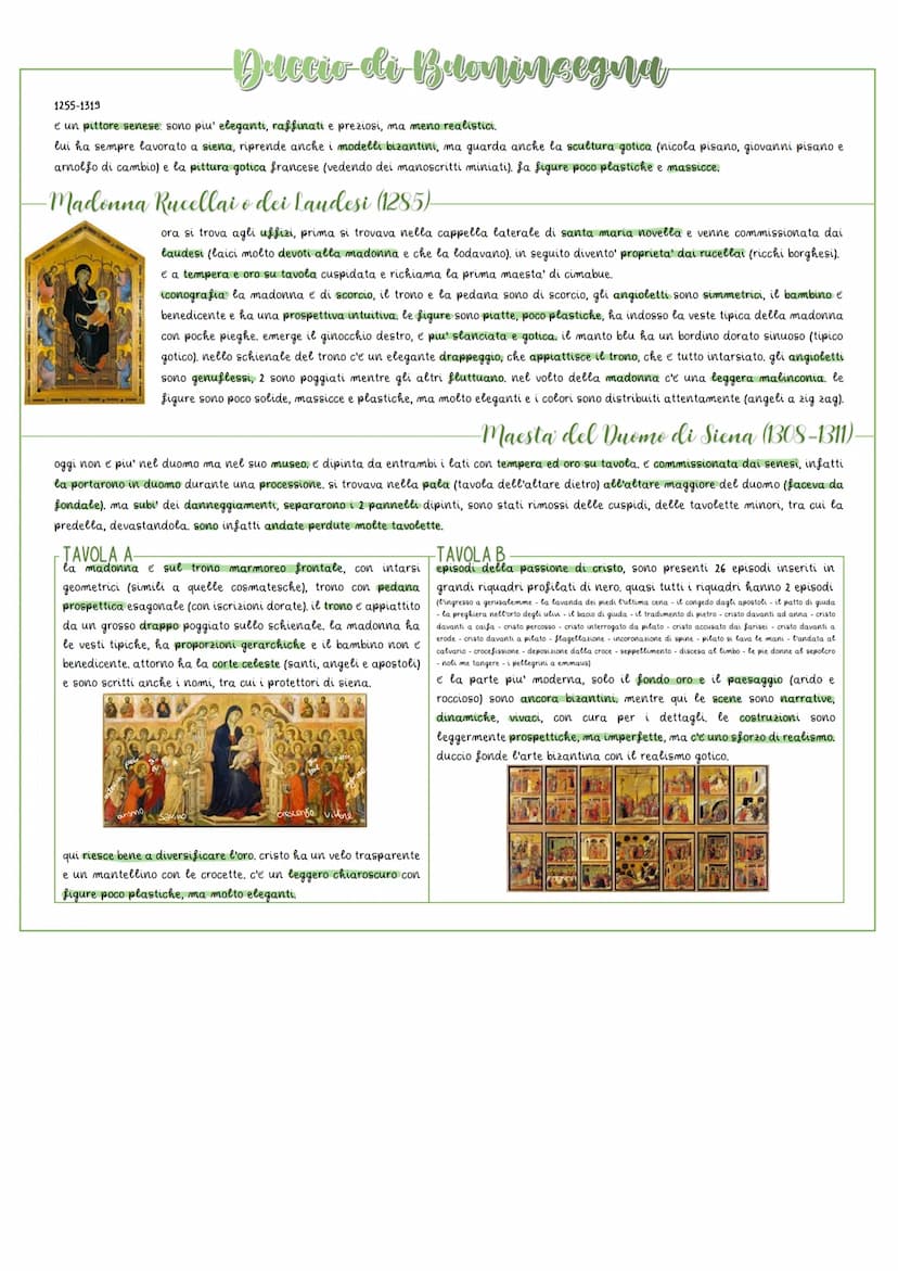 -Daccio di Buoninsegna
1255-1319
e un pittore senese: sono piu' eleganti, raffinati e preziosi, ma meno realistici.
lui ha sempre lavorato a