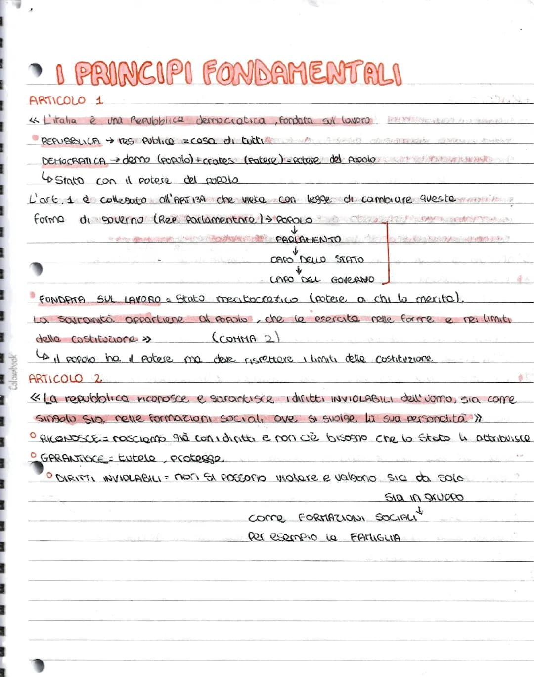 I principi fondamentali 