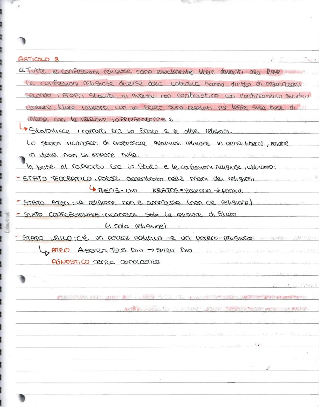 Colourbook
• I PRINCIPI FONDAMENTALI
ARTICOLO 1
<< L'italia è una Repubblica democratica, fondata sul lavoro!
REPUBBLICA → res publice = cos