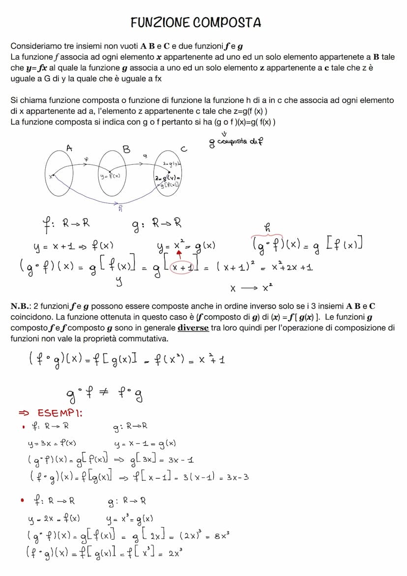 FUNZIONI PARI e FUNZIONI DISPARI:
Consideriamo una funzione fdi equazione y=f(x) e dominio D. La funzione fsi dice:
• PARI - se f(-x) = f(x)