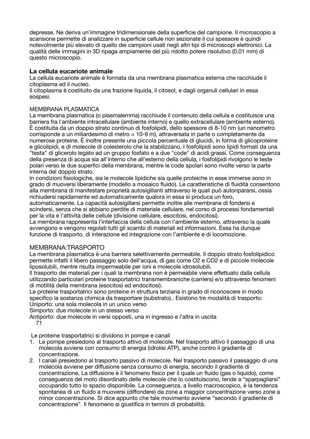 # CITOLOGIA

La citologia è la branca della biologia che studia la cellula. La cellula è l'unità elementare di ogni
vivente e costituisce la