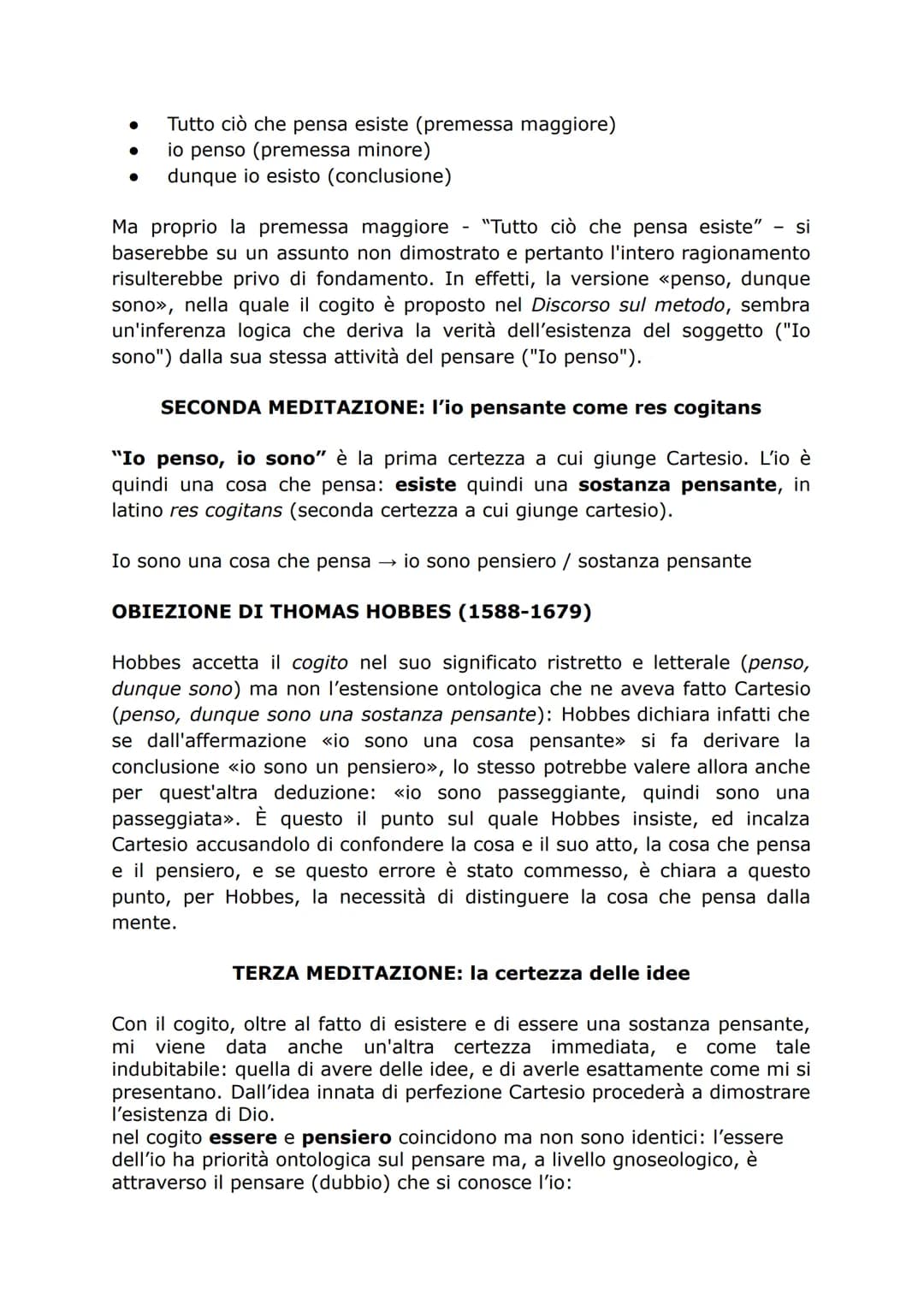 Cartesio
Particolarità della filosofia cartesiana
Cartesio è critico verso il sapere tradizionale appreso presso il collegio
gesuita di La F