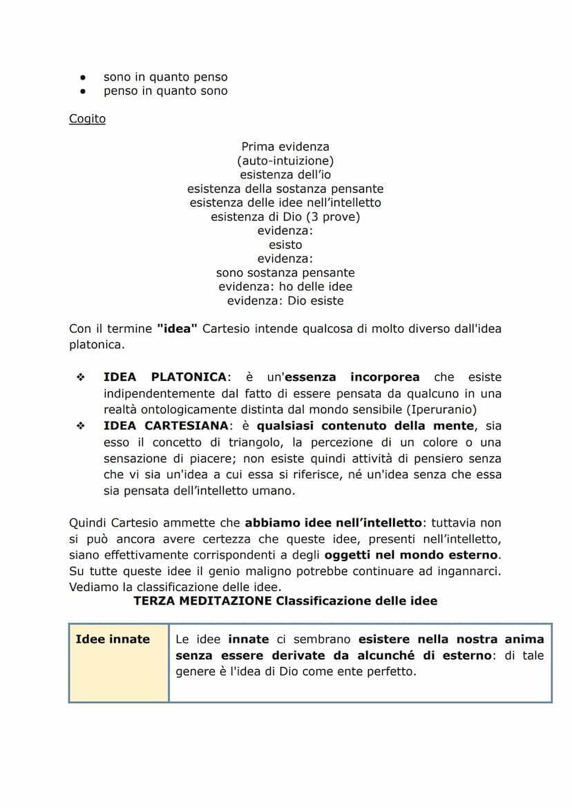Cartesio
Particolarità della filosofia cartesiana
Cartesio è critico verso il sapere tradizionale appreso presso il collegio
gesuita di La F