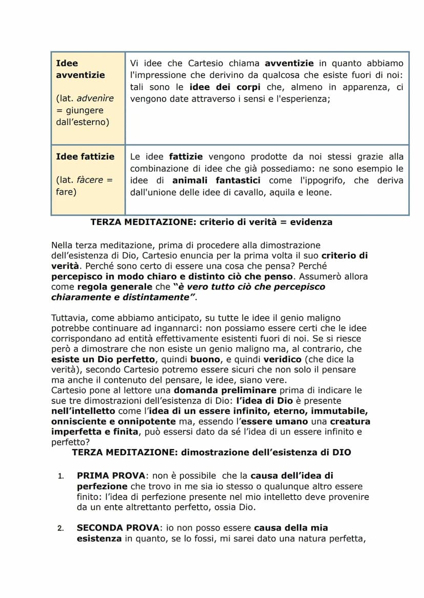 Cartesio
Particolarità della filosofia cartesiana
Cartesio è critico verso il sapere tradizionale appreso presso il collegio
gesuita di La F