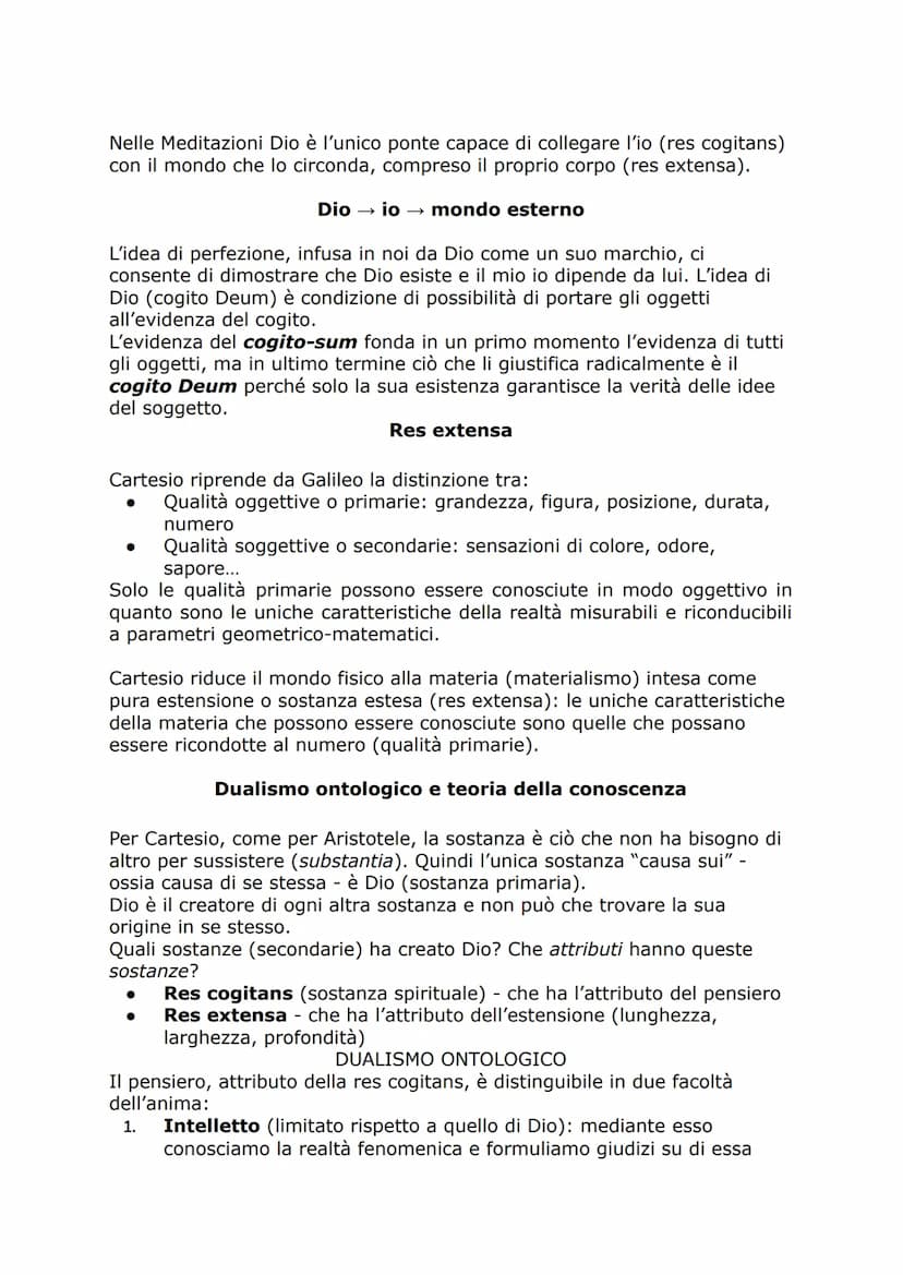Cartesio
Particolarità della filosofia cartesiana
Cartesio è critico verso il sapere tradizionale appreso presso il collegio
gesuita di La F