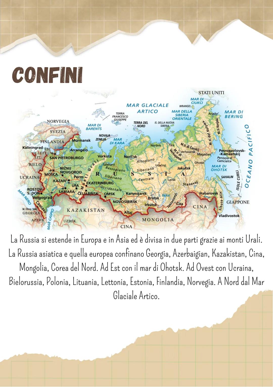 TUNNEW CONFINI
MAR NERO
Kaliningrad
FINLANDIA
EST L
LETT
LIT.
BIELO.
UCRAINAS
ROSTOV
S. DON
Caucaso
NORVEGIA
SVEZIA
M. Elbrus 5642
GEORGIA
V