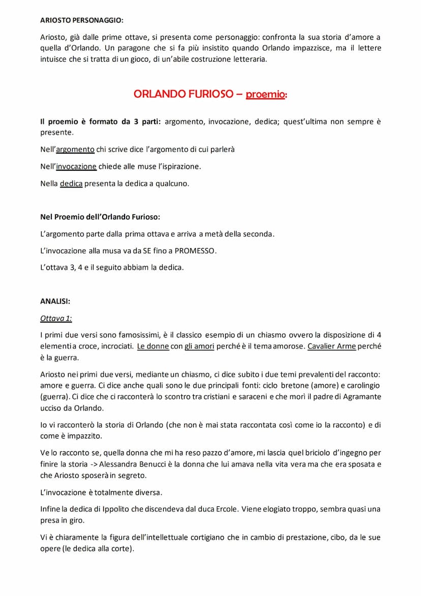 ARIOSTO:
Ariosto è molto attaccato alla propria passione per la letteratura ma
non sempre la sua arte è apprezzata e questo lo infastidisce.