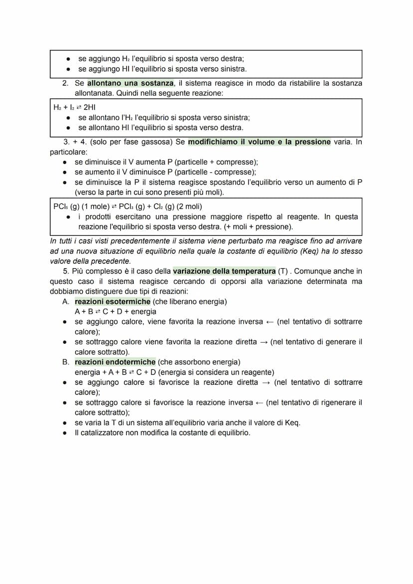 EQUILIBRIO CHIMICO
Molte reazioni chimiche sono incomplete ossia la quantità di prodotto che si ottiene è
inferiore a quella teoricamente pr