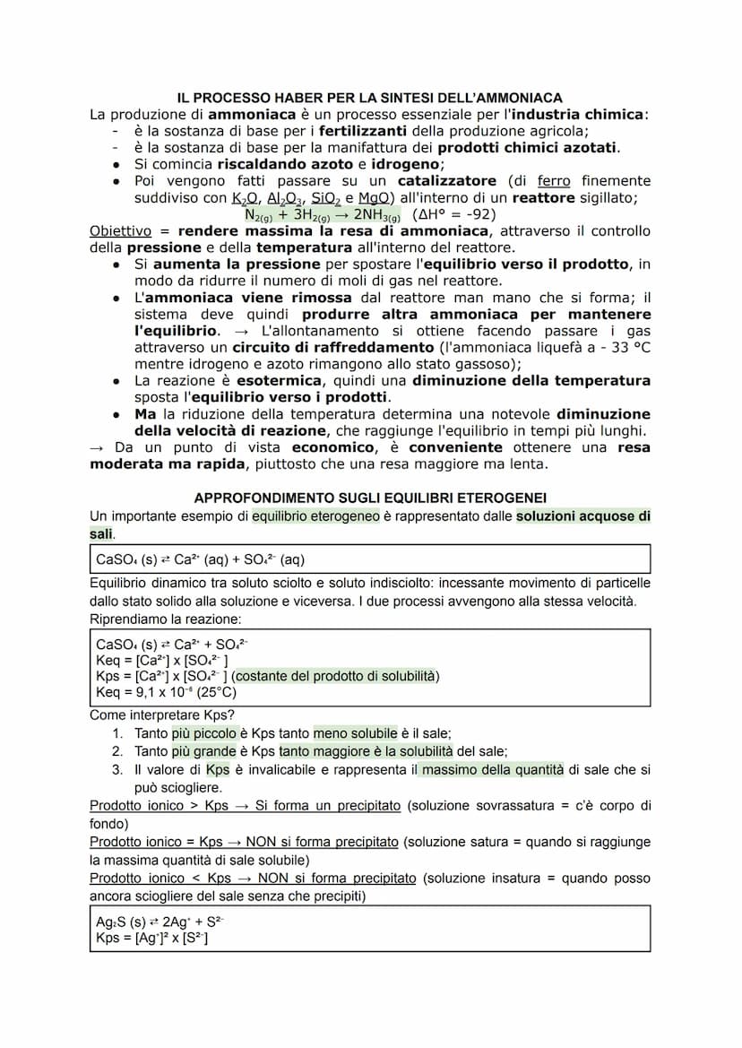 EQUILIBRIO CHIMICO
Molte reazioni chimiche sono incomplete ossia la quantità di prodotto che si ottiene è
inferiore a quella teoricamente pr