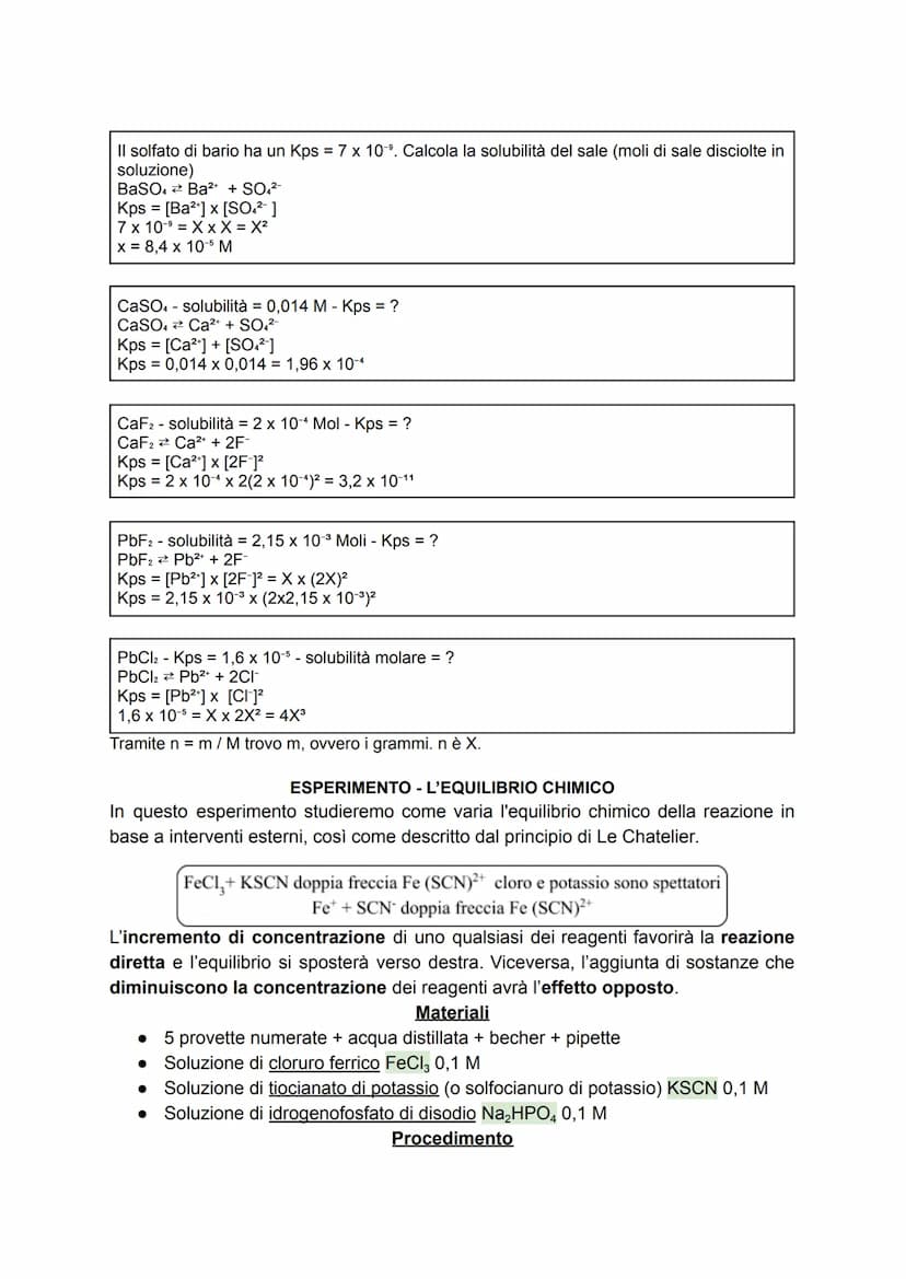 EQUILIBRIO CHIMICO
Molte reazioni chimiche sono incomplete ossia la quantità di prodotto che si ottiene è
inferiore a quella teoricamente pr