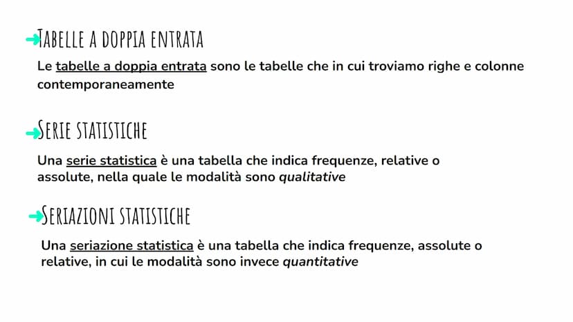 LA STATISTICA 100
RILEVAZIONE DEI DATI STATISTICI
La statistica è lo studio dei fenomeni collettivi, che riguardano un insieme detto
popolaz
