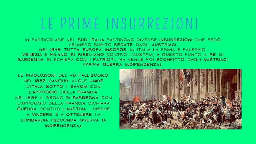 UNIFICAZIONE D'ITALIA
GARIBALDI
1848 1871 IDEE PATRIOTTICHE
AGLI INZIZI DEL 1800 IN ITALIA, MA ANCHE IN EUROPA
(FRANCIA, GERMANIA), C'ERA UN