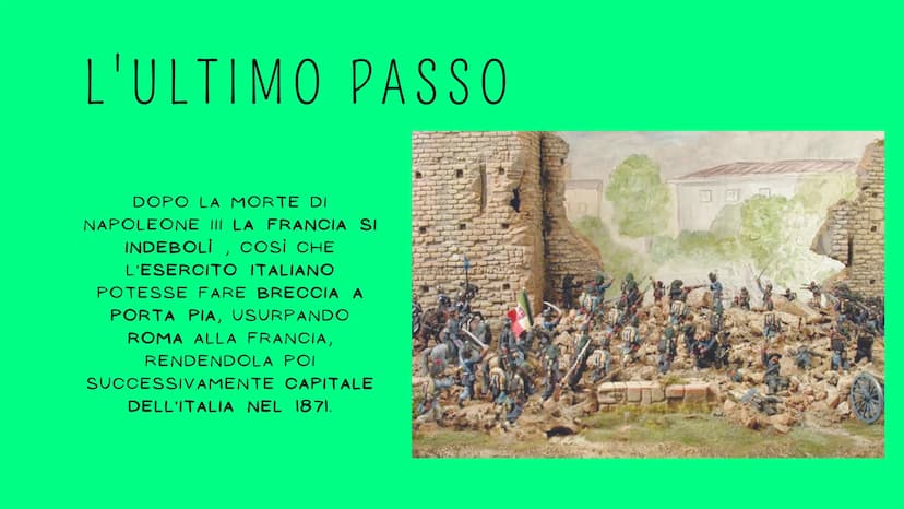 UNIFICAZIONE D'ITALIA
GARIBALDI
1848 1871 IDEE PATRIOTTICHE
AGLI INZIZI DEL 1800 IN ITALIA, MA ANCHE IN EUROPA
(FRANCIA, GERMANIA), C'ERA UN