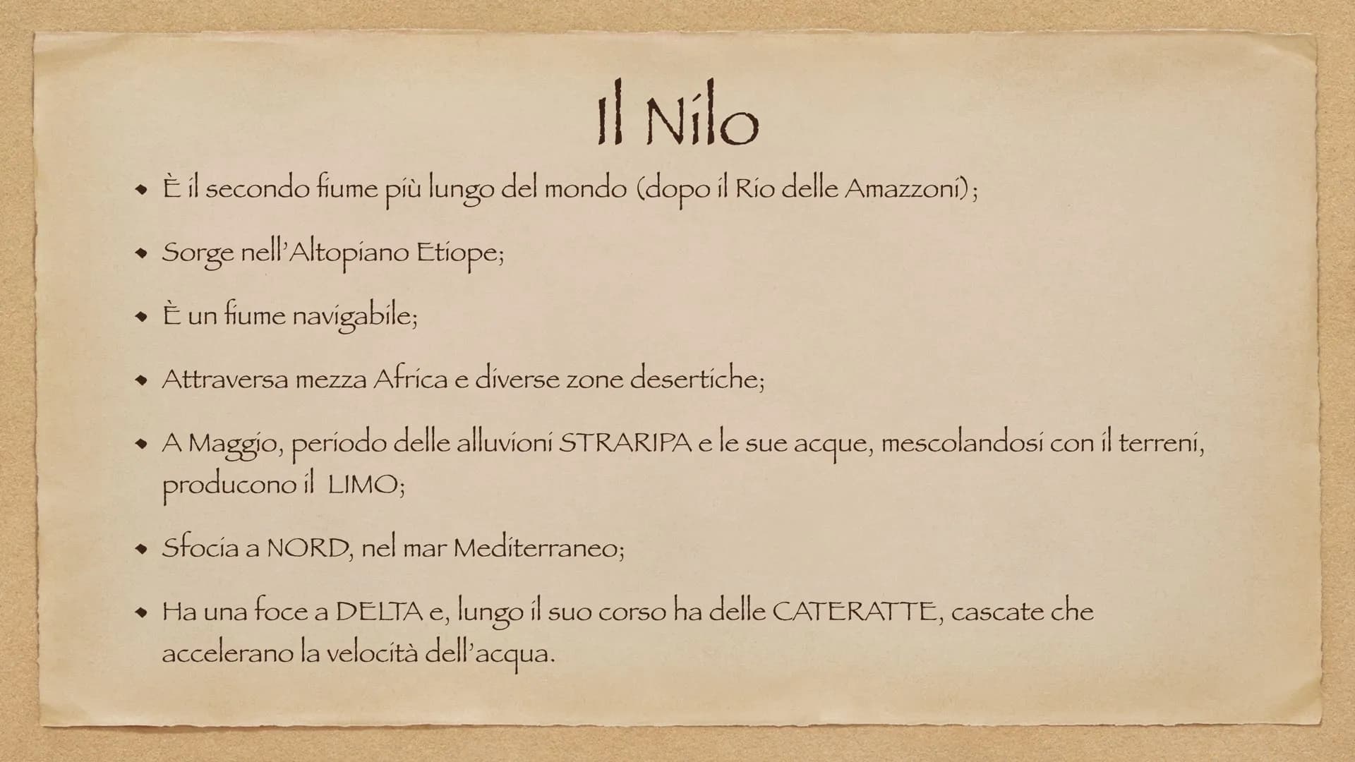 L'Antico Egitto
Egitto: il "dono del Nilo"
3100-1070 a.C. Il Nilo
Mediterranean Sea
EGYPT
SUDAN
SOUTH
SUDAN
ләмгы дүү
nine Nile R
UGANDA
Red