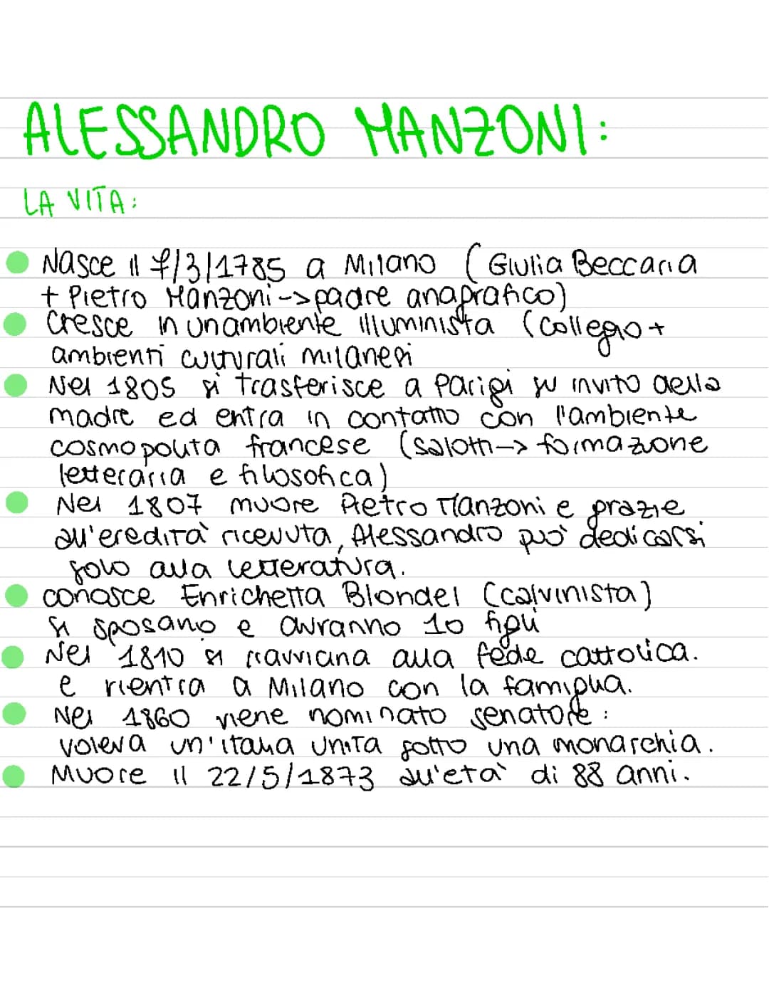 Alessandro Manzoni e I Promessi Sposi