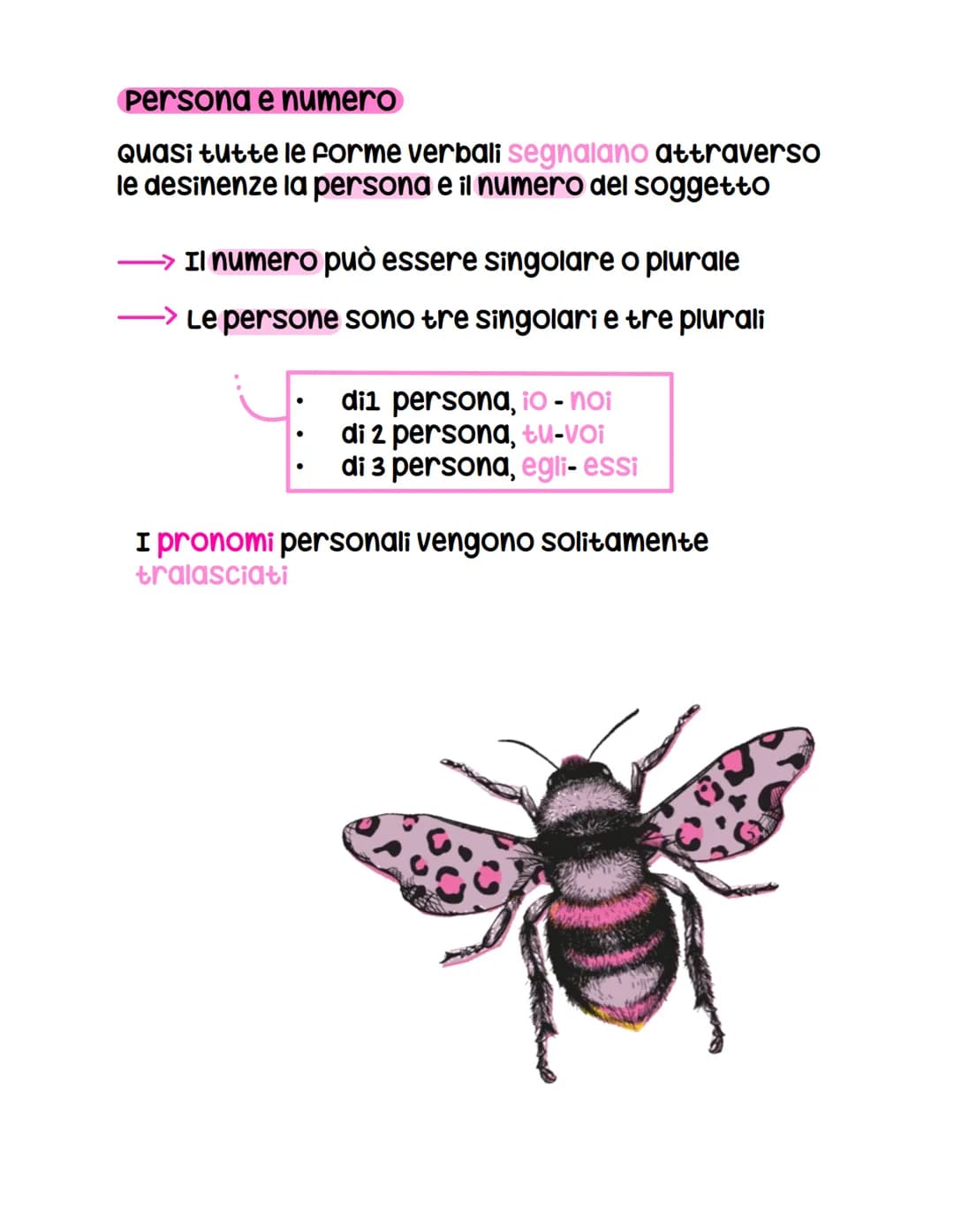 U verbo
cosa é
È la parte variabile del discorso che fornisce,
collocandole nel tempo, informazioni sul soggetto
della frase,
Ţ
che in parti