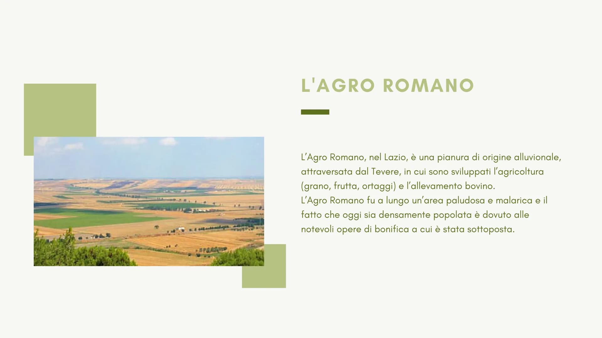 LE PIANURE
ITALIANE
Luce Joan Ruffato
RICERCA DI GEOGRAFIA INDICE
ARGOMENTI DA AFFRONTARE
LA PIANURA PADANA
LA MAREMMA
L'AGRO ROMANO
LA PIAN