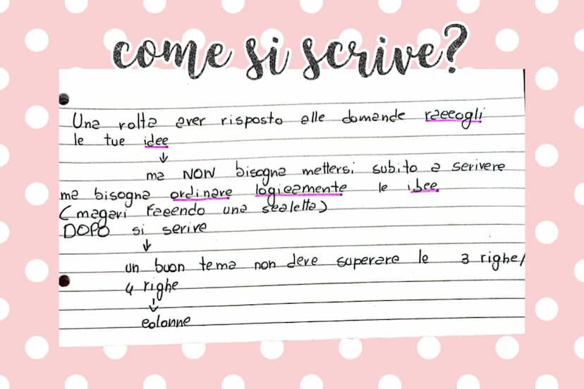 come si scrive?
Come si serive?
Per serivere un tema, un testo Ci sono delle regole
↓
parrativo
testo narrativo: come si serive?
G sono & re