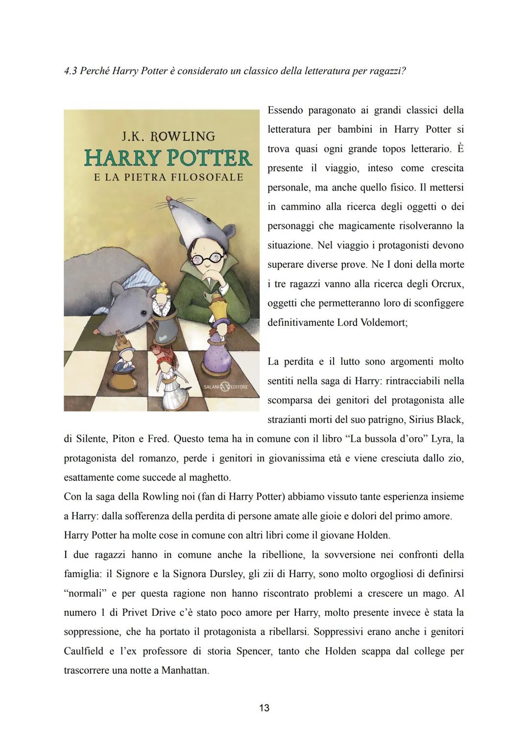 Harry Potter
un magico viaggio tra realtà e finzione.
"Era importante, aveva detto Silente, combattere e ancora combattere, e continuare a
c